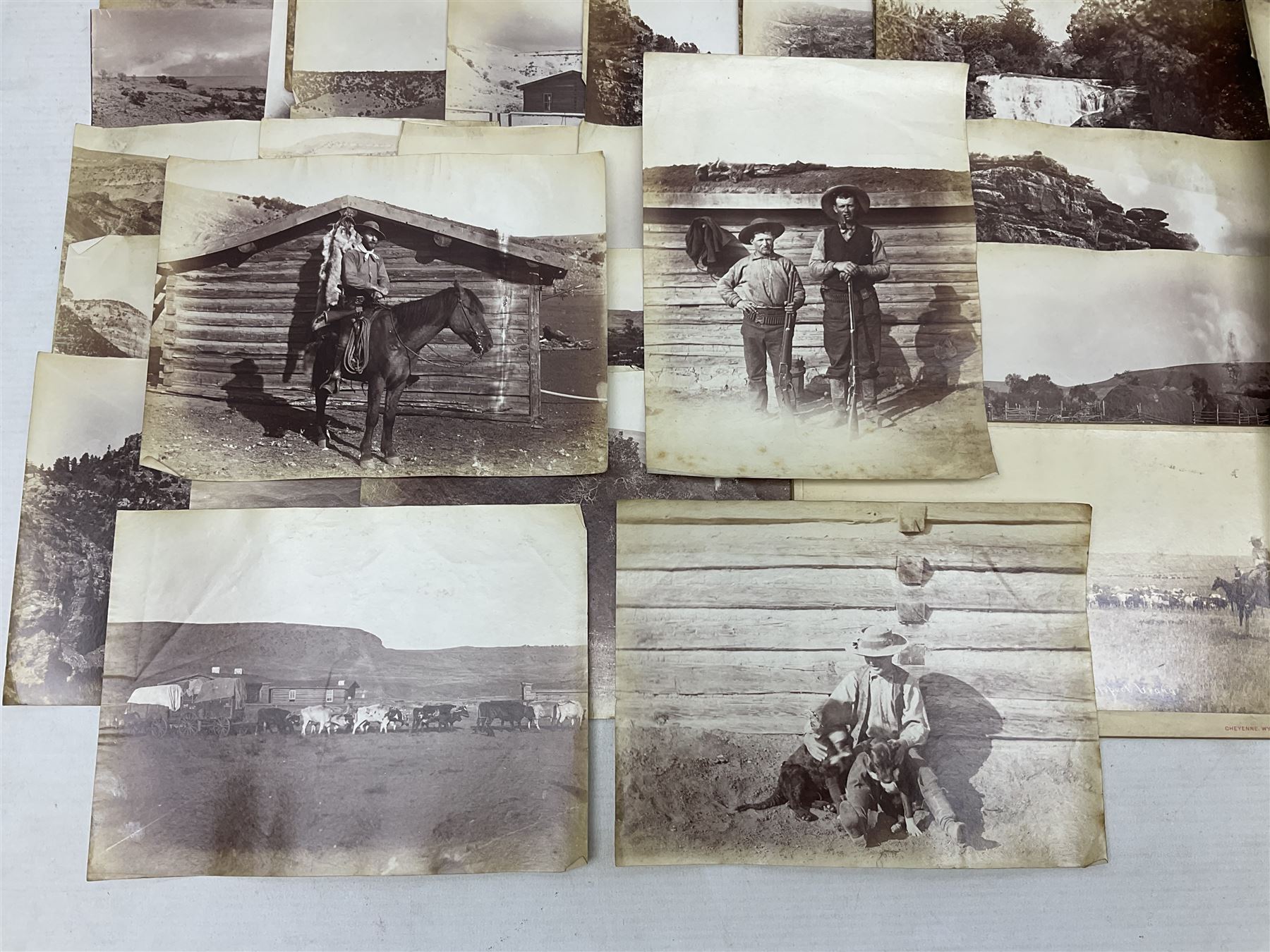 Collection of fifty 19th century North American loose photographs of the Old Wild West - Image 5 of 12