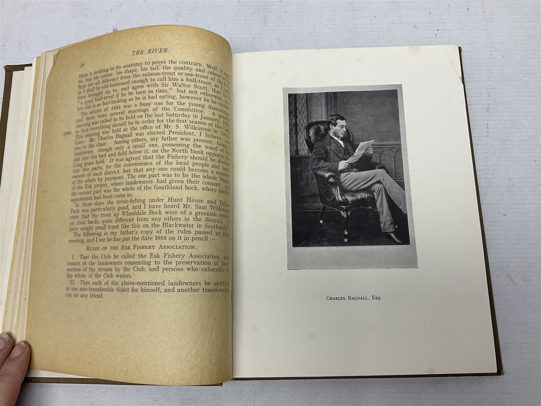 English Thomas H.: A Memoir of the Yorkshire Esk Fishing Association. 1925. Forth & Son Whitby. Illu - Image 11 of 16