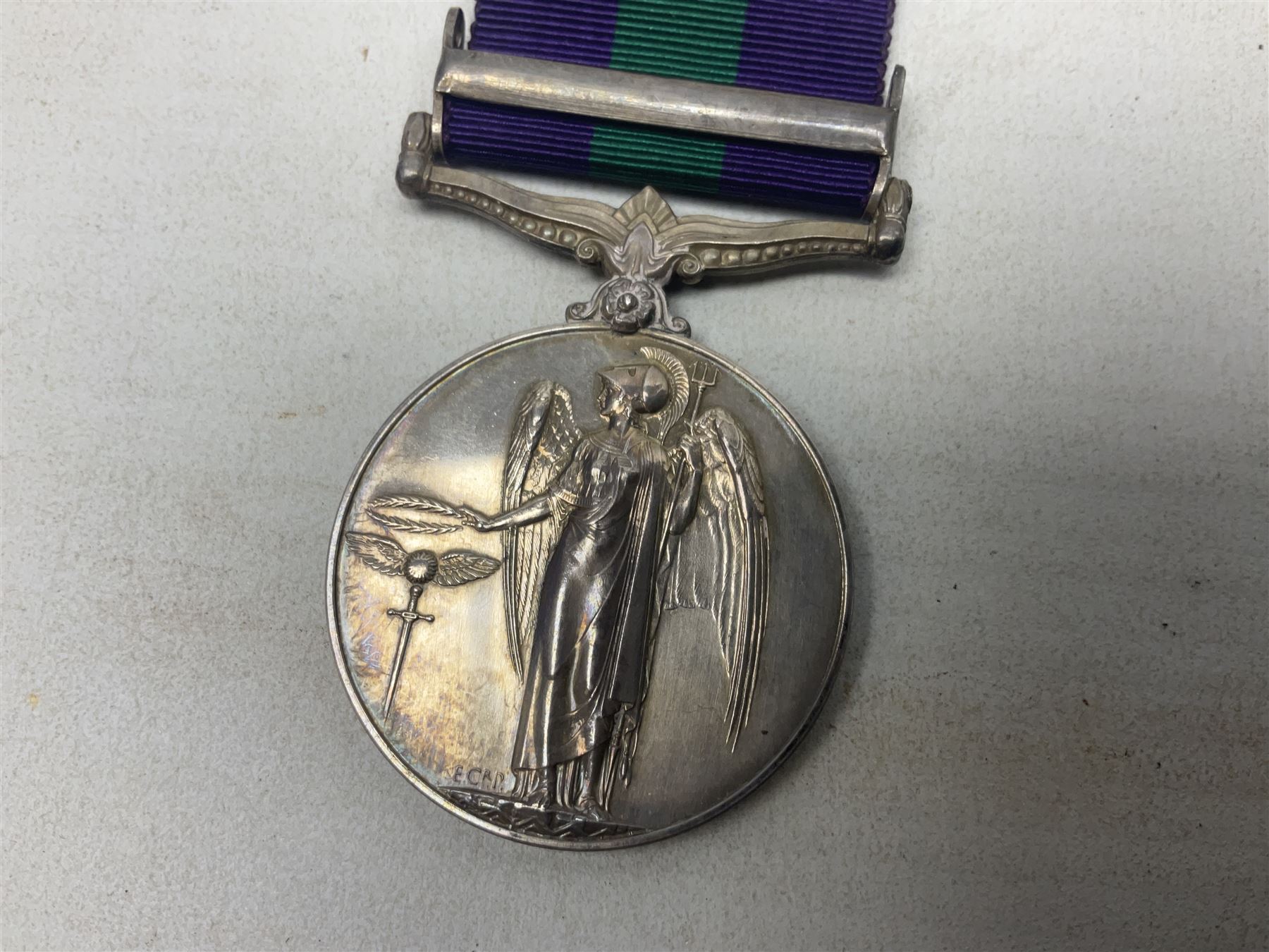 George VI General Service Medal with Palestine clasp awarded to 4700837 Cpl. J. Morley Linc. R.; wi - Image 4 of 8
