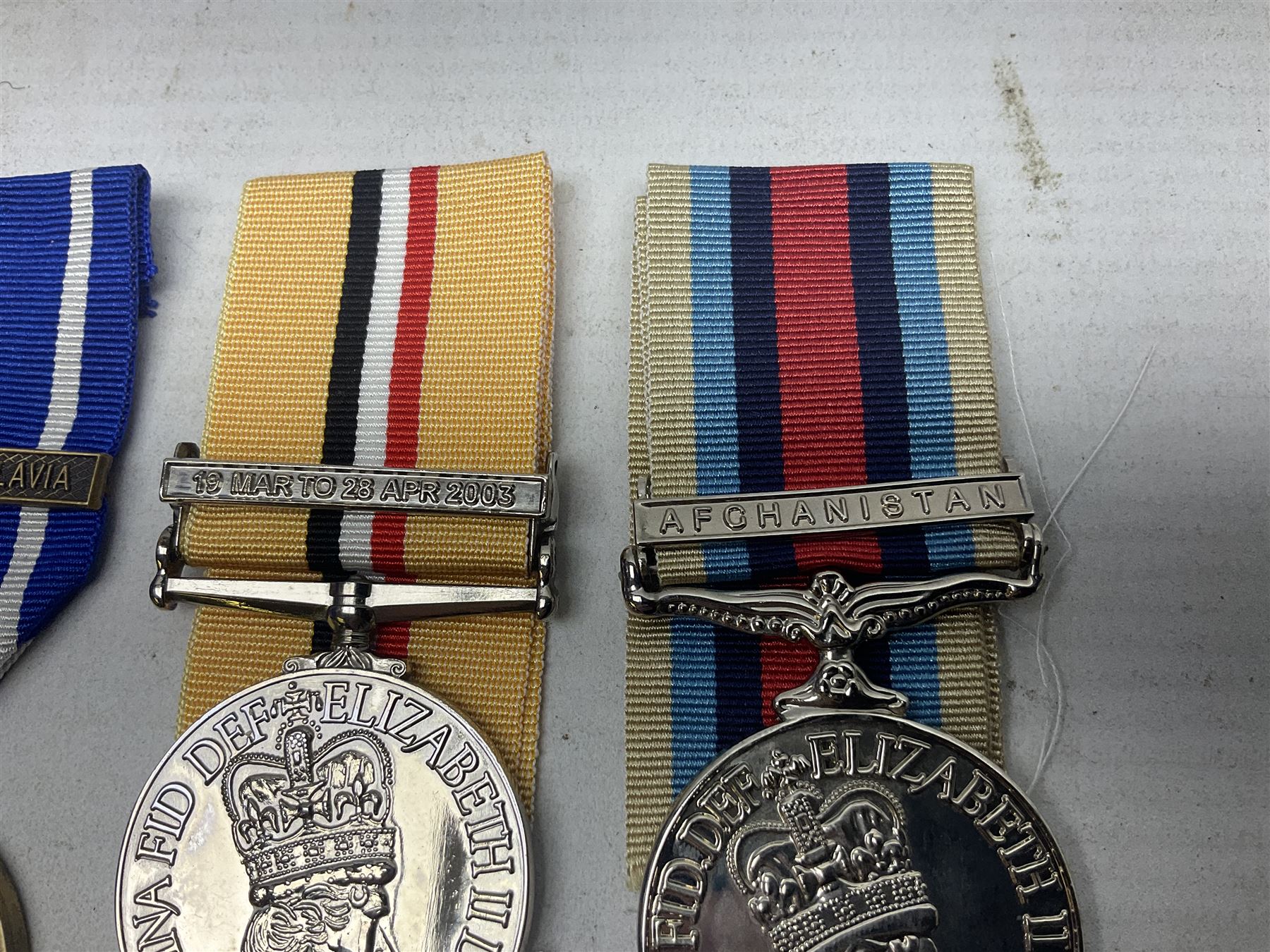 NATO Service Medal with clasp for Former Yugoslavia; together with three copy medals - Iraq Medal wi - Image 3 of 11