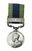 George V India General Service Medal with Burma 1930-32 clasp awarded to 4983 Sep. L. Achhman 1-17 D