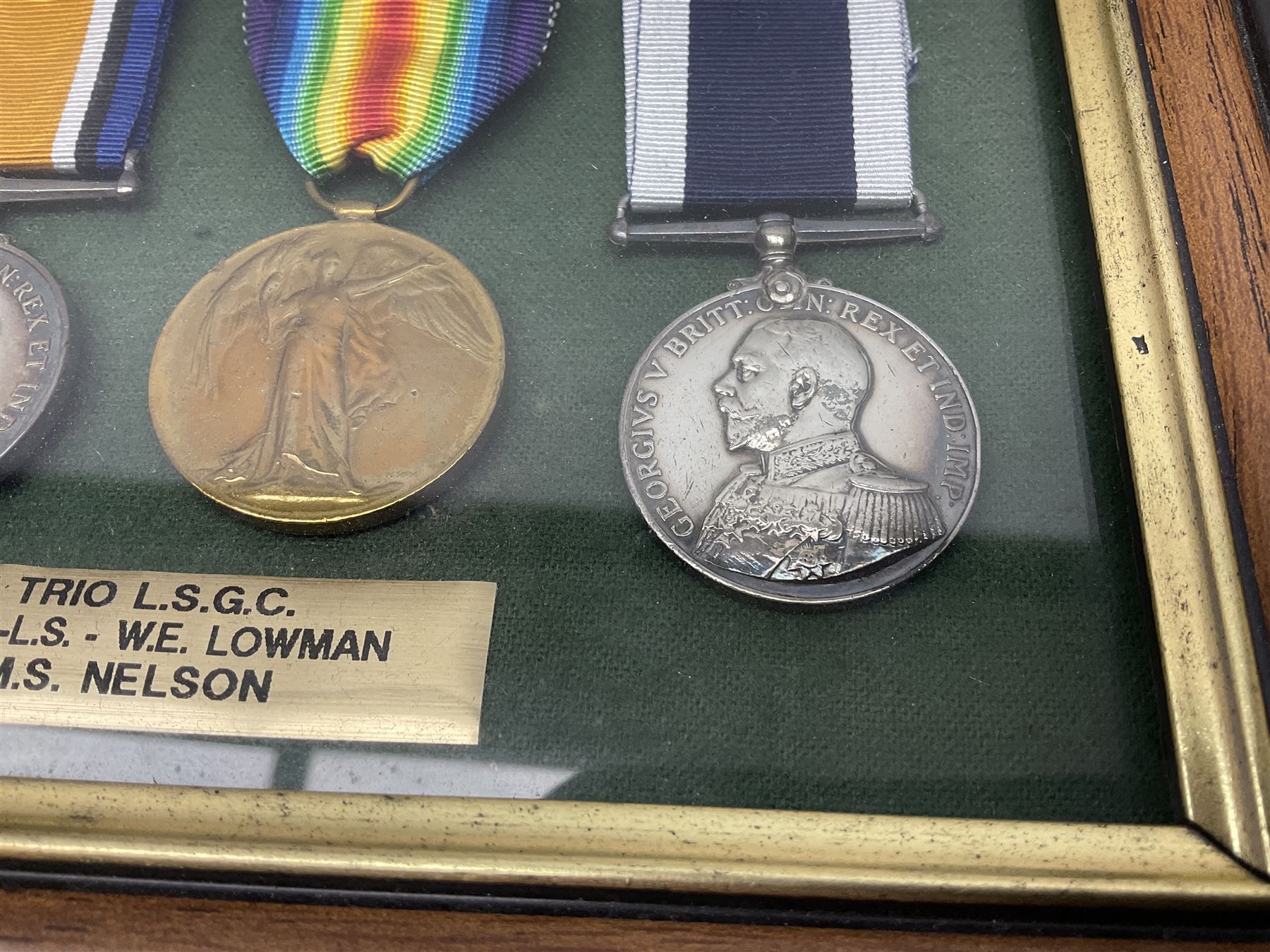 WW1 Naval Long Service and Good Conduct group of four medals comprising British War Medal - Image 3 of 6