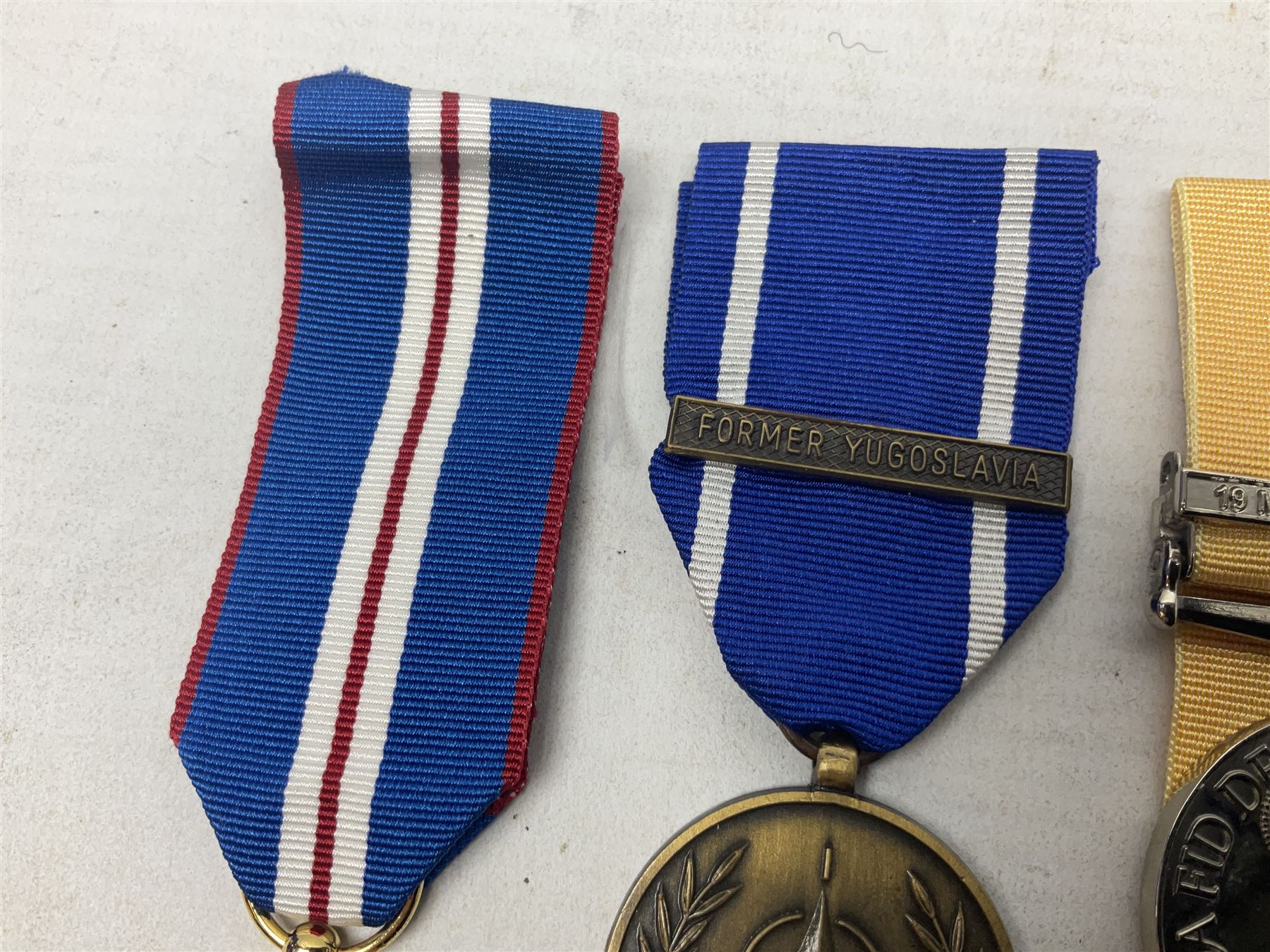 NATO Service Medal with clasp for Former Yugoslavia; together with three copy medals - Iraq Medal wi - Image 5 of 11