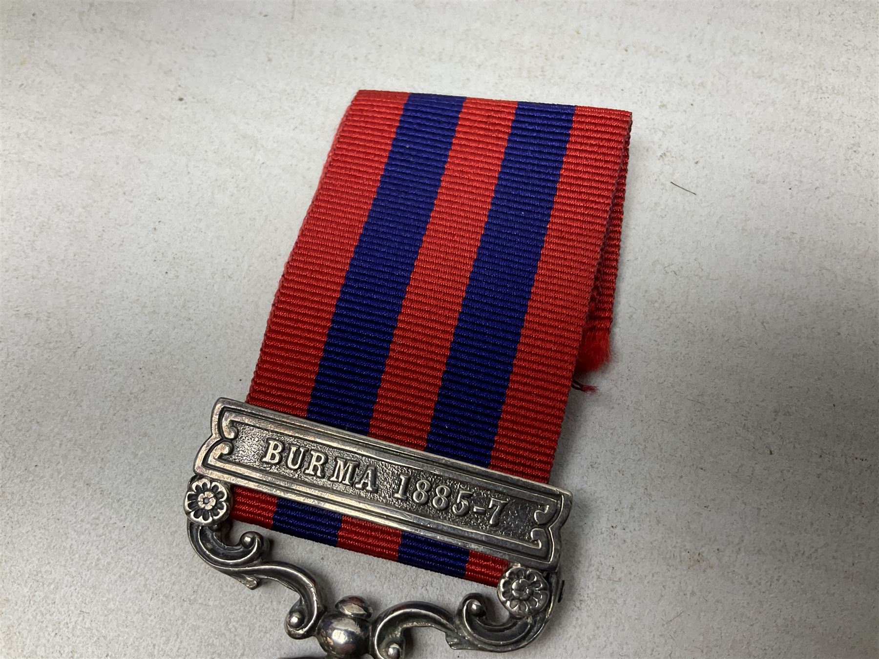 Victoria India General Service Medal with Burma 1885-7 clasp awarded to 1771 Pte. W. Alderman 2nd Bn - Image 3 of 10