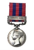 Victoria India General Service Medal with Hazara 1888 clasp awarded to 39 Pte. J. Davis 2d. Bn. R. S