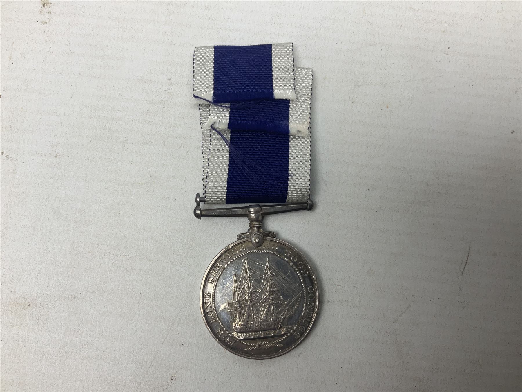 George V Naval long Service and Good Conduct Medal awarded to M.36831 W. Cox R.P.O. H.M.S. Vivid; wi - Image 3 of 8