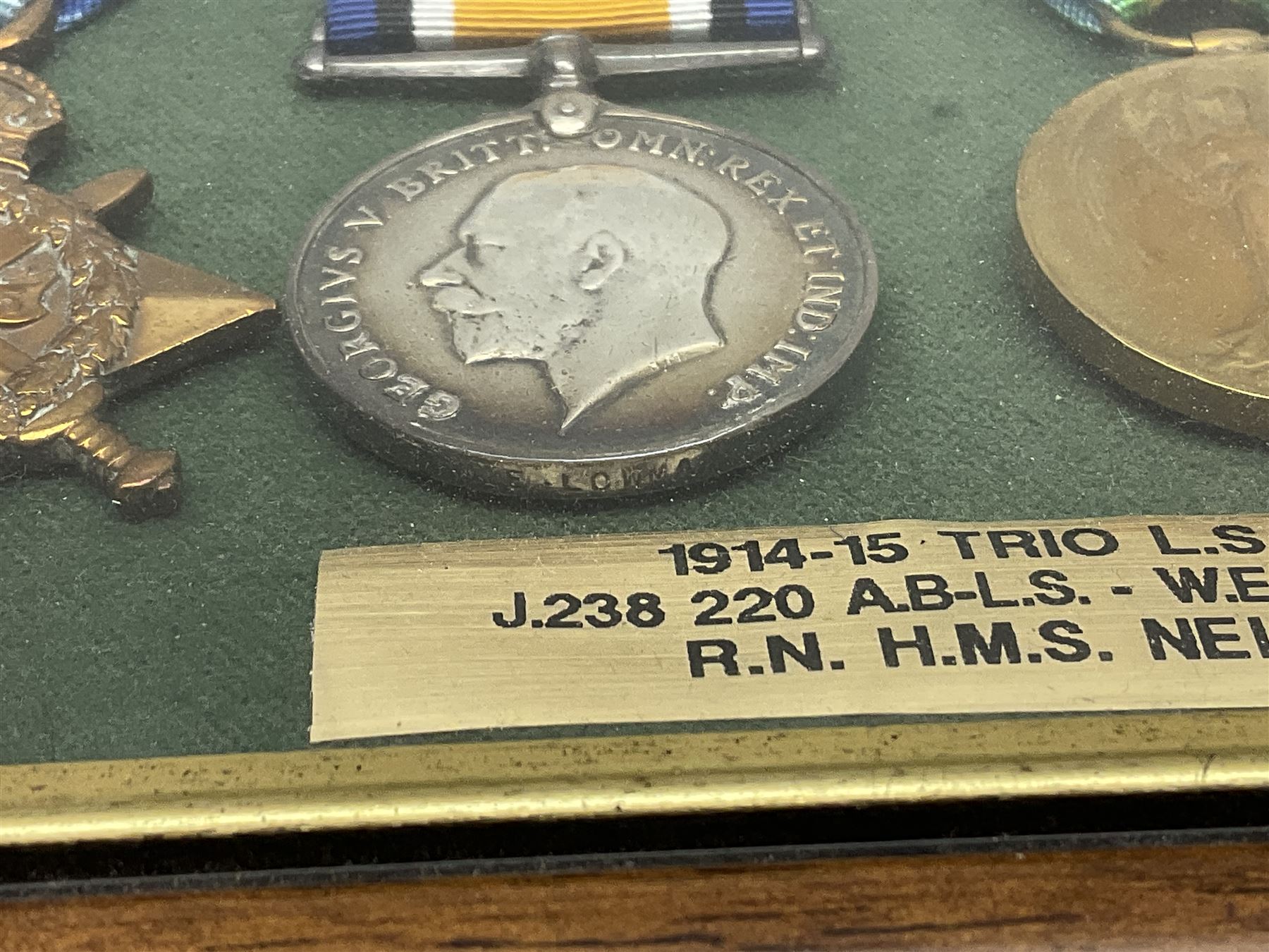 WW1 Naval Long Service and Good Conduct group of four medals comprising British War Medal - Image 4 of 6