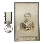 Victoria Naval General Service medal dated 1848 with Syria clasp awarded to Thomas Atwell; with ribb