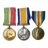 WW1 pair of medals comprising British War Medal and Victory Medal awarded to 2246 Pte. F. Lane York.