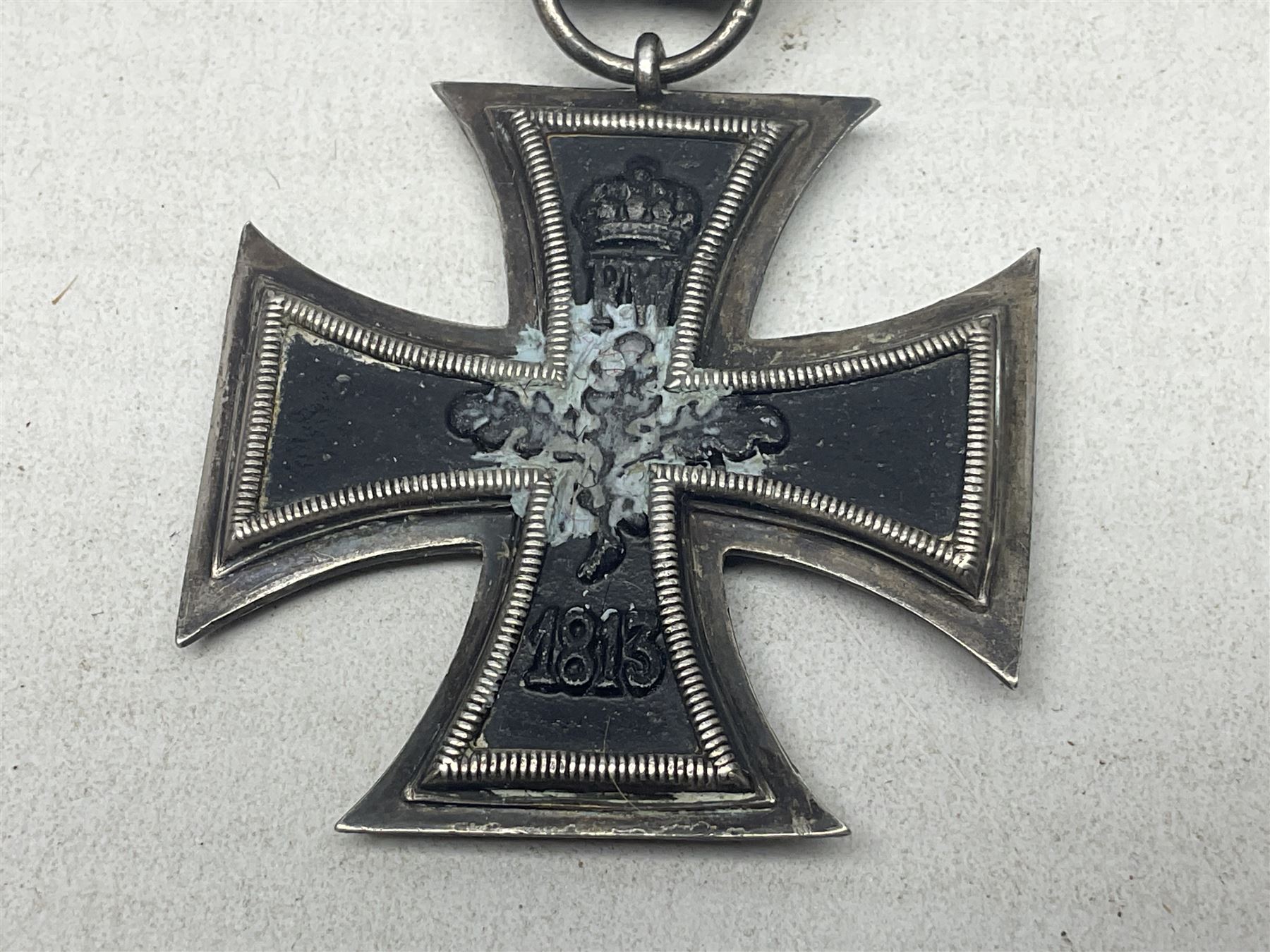 WW1 German Iron Cross 2nd Class with ribbon; ring indistinctly stamped - Image 3 of 7