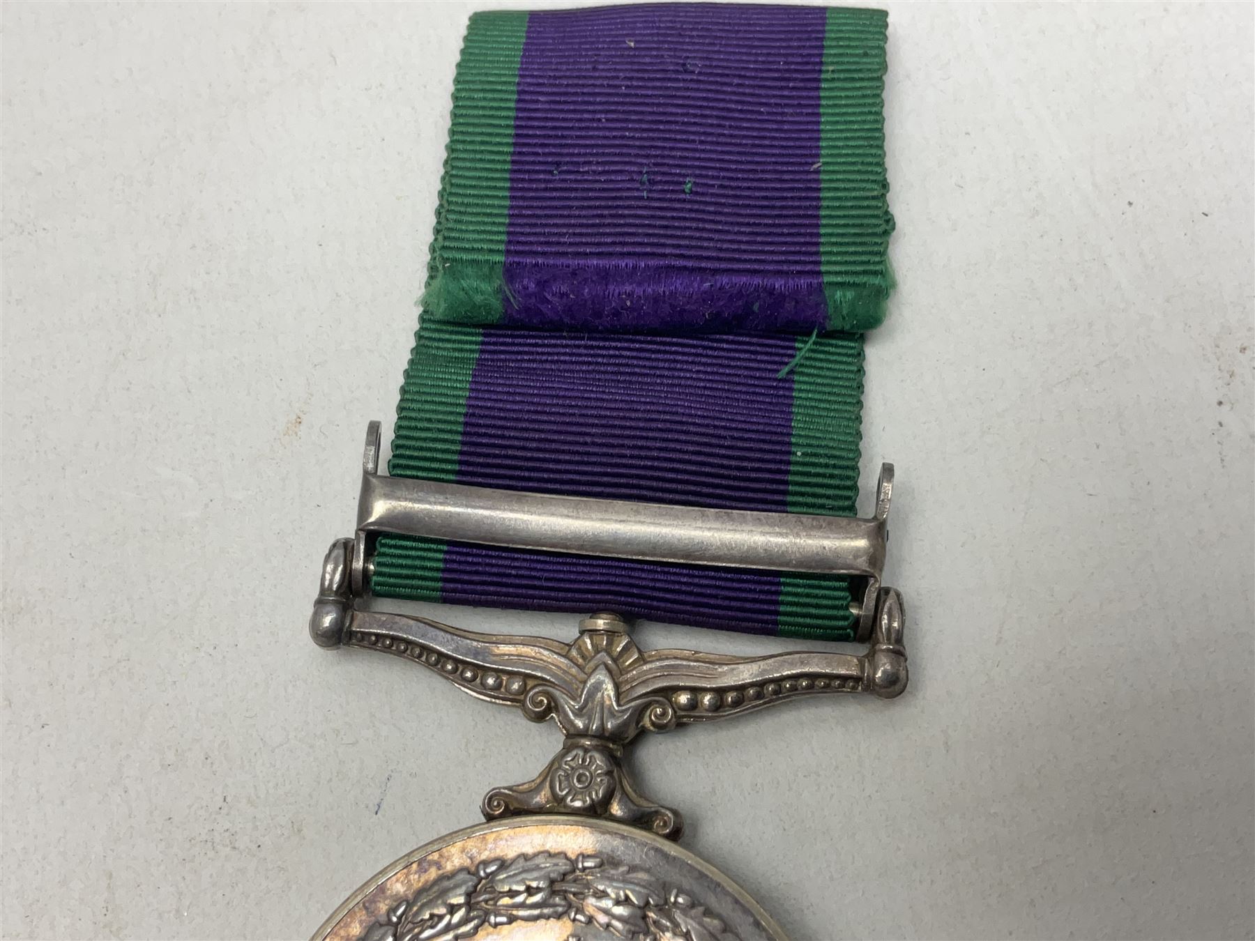 Elizabeth II General Service Medal with Borneo clasp awarded to 23919414 Pte. J.N. McKenna RAOC; wit - Image 6 of 6