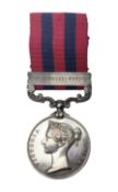 Victoria India General Service Medal with Waziristan 1894-5 clasp awarded to 1235 Sepoy Nuh Joifoih