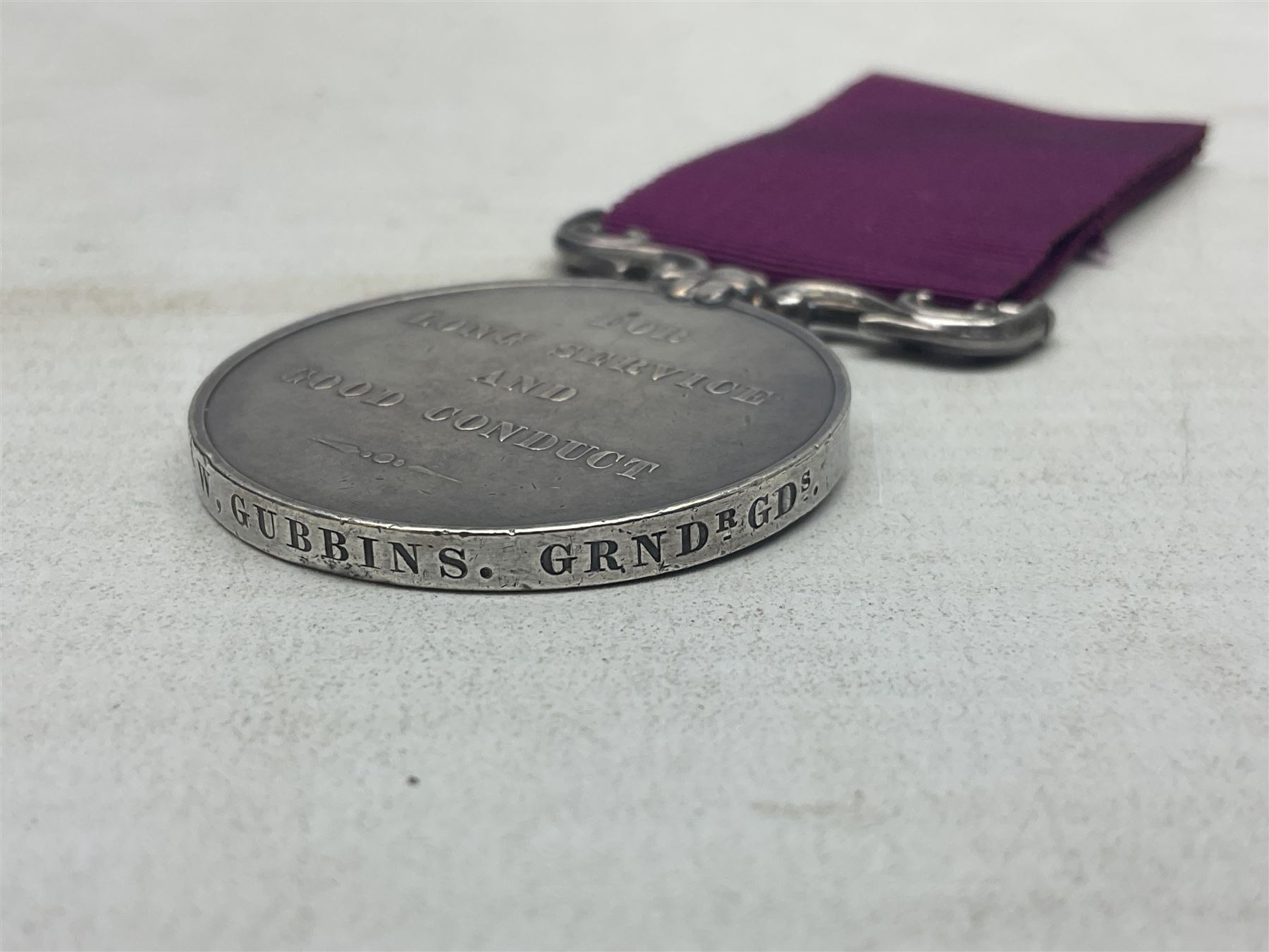 Victoria Army Long Service and Good Conduct Medal awarded to 4094 Sjt.-Mjr. W. Gubbins Grndr. Gds.; - Image 10 of 13