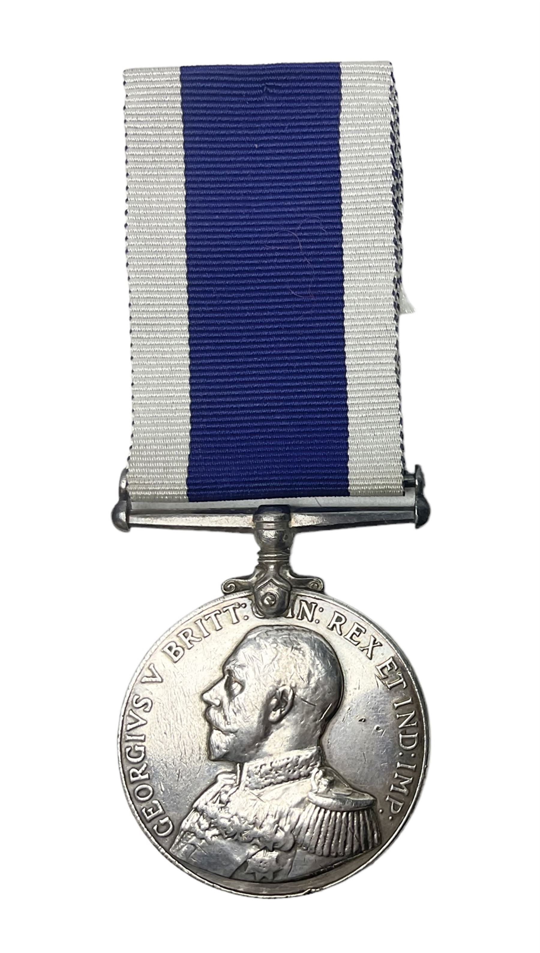 George V Naval long Service and Good Conduct Medal awarded to M.36831 W. Cox R.P.O. H.M.S. Vivid; wi