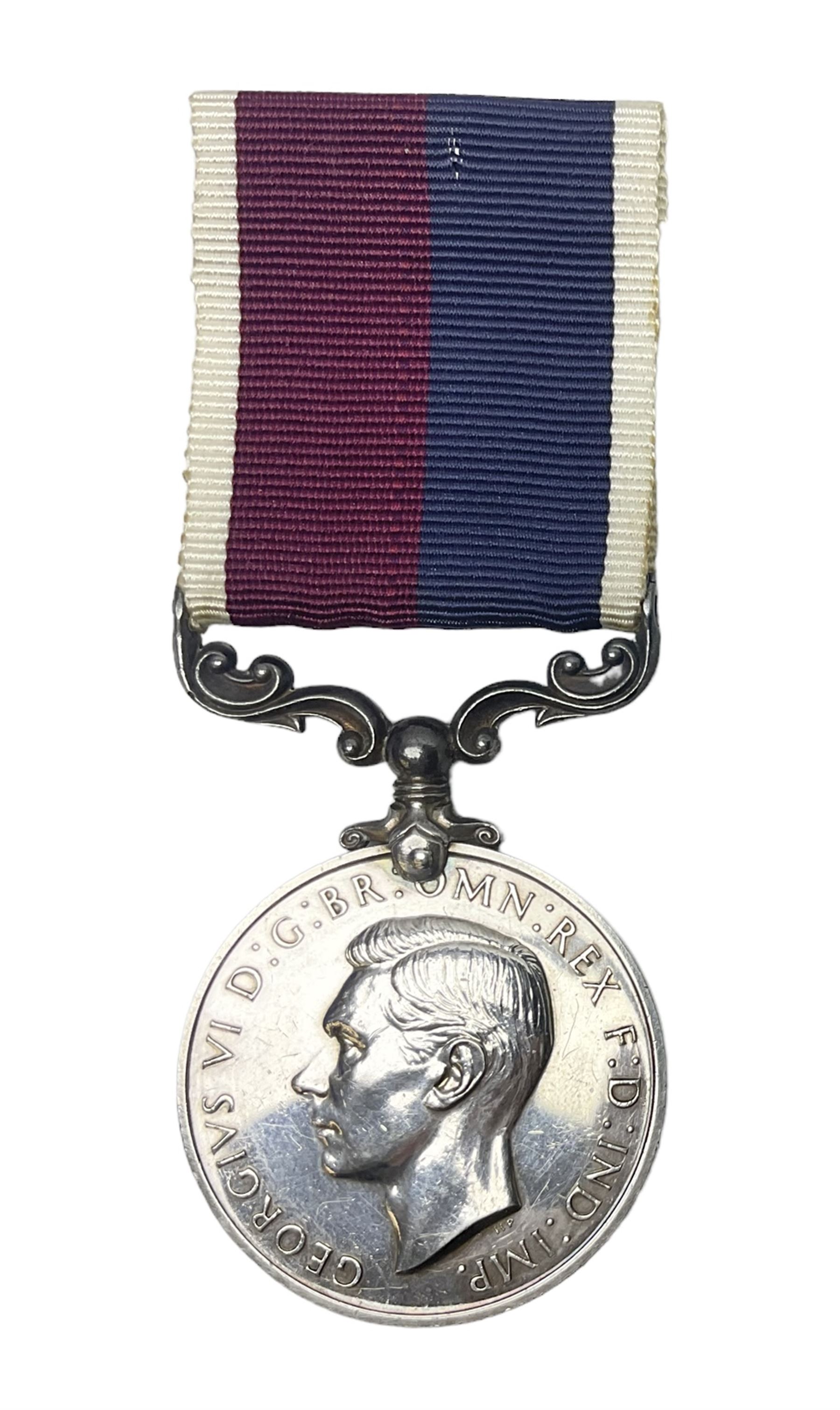 George VI RAF Long Service and Good Conduct Medal awarded to 506313 F/Sgt. F.G. Hollings R.A.F.; wit