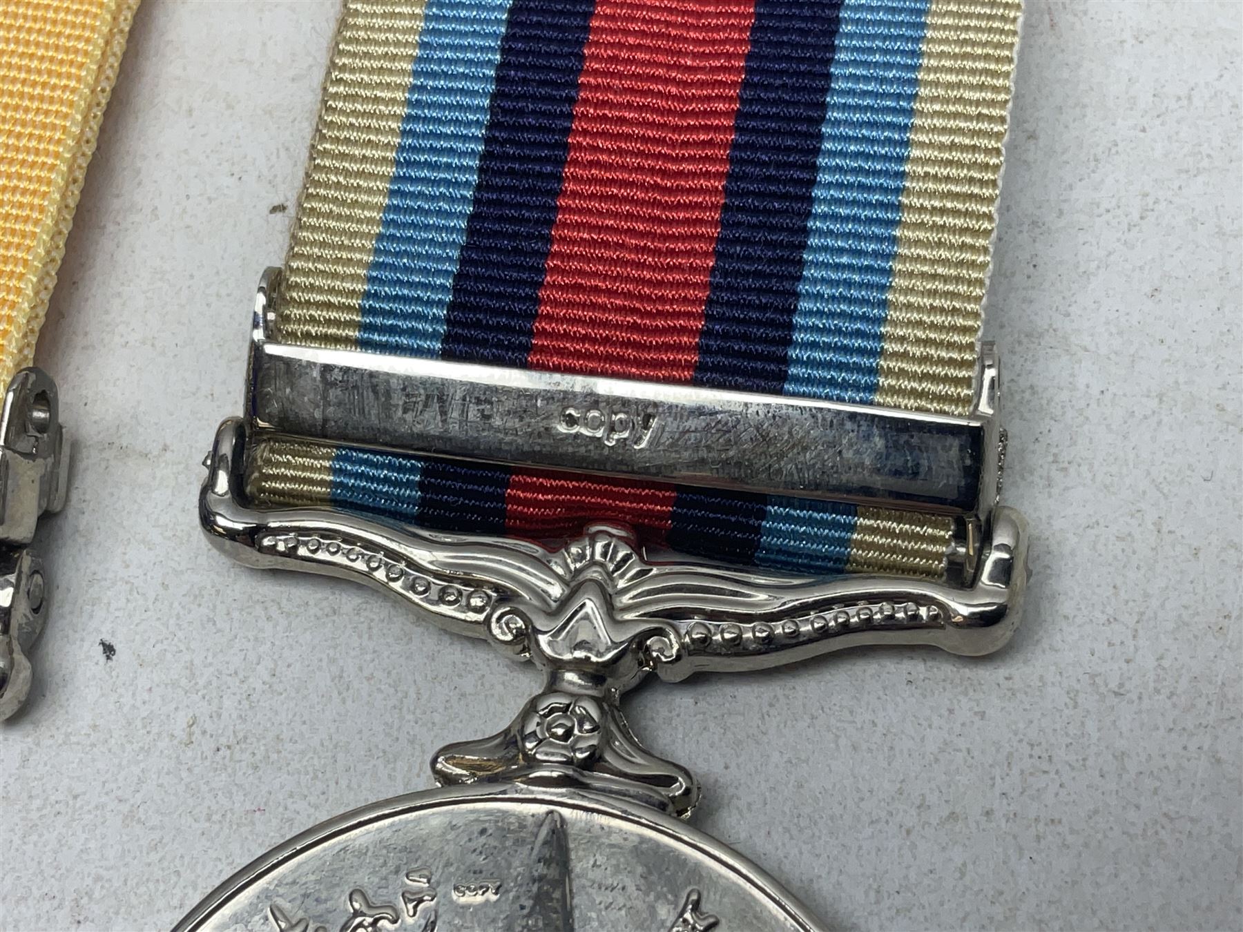 NATO Service Medal with clasp for Former Yugoslavia; together with three copy medals - Iraq Medal wi - Image 7 of 11