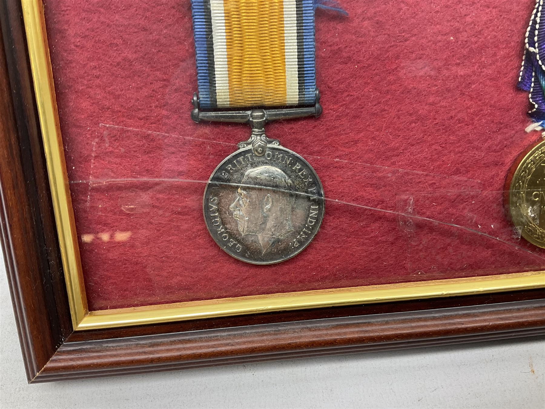 WW1 pair of medals comprising British War Medal and Victory Medal awarded to 104830 Pte. A. Gosling - Image 4 of 7