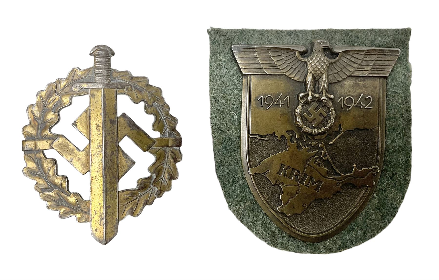 German Crimea arm-shield badge (Krimschild)