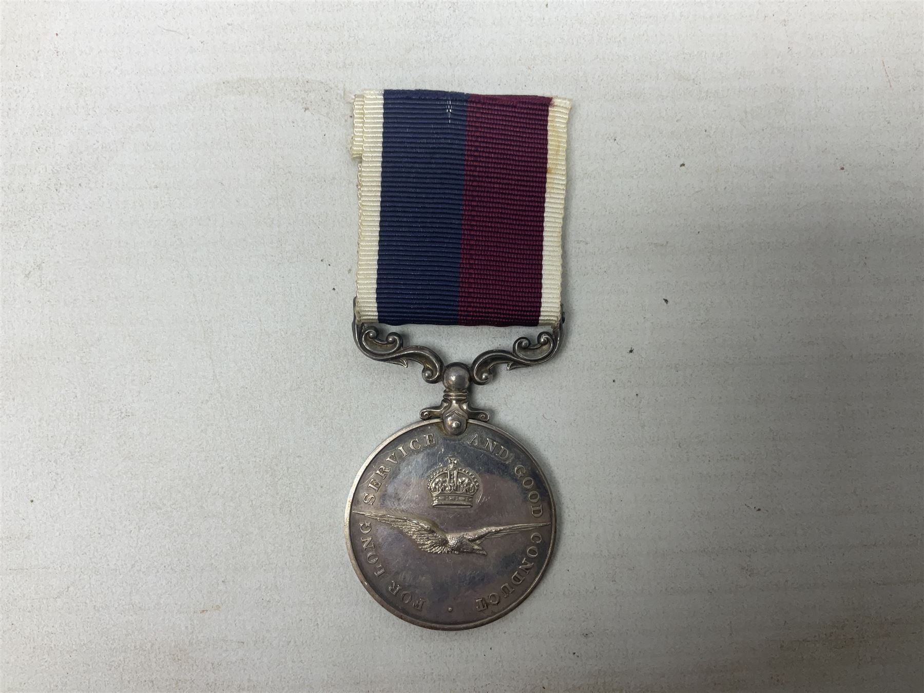 George VI RAF Long Service and Good Conduct Medal awarded to 506313 F/Sgt. F.G. Hollings R.A.F.; wit - Image 8 of 8