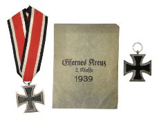 WW2 German Iron Cross 2nd Class with ribbon