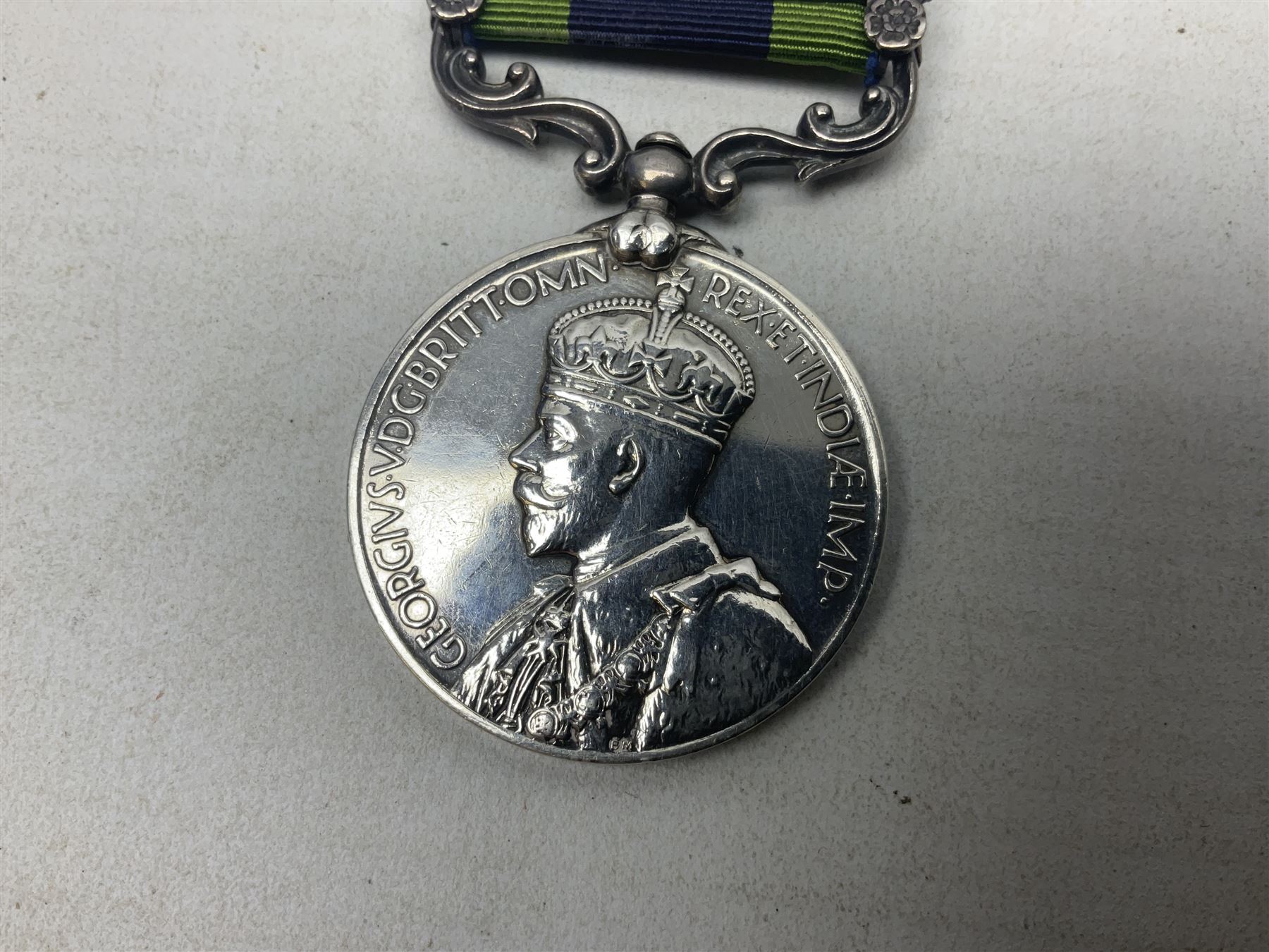 George V India General Service Medal with Burma 1930-32 clasp awarded to 4983 Sep. L. Achhman 1-17 D - Image 5 of 9