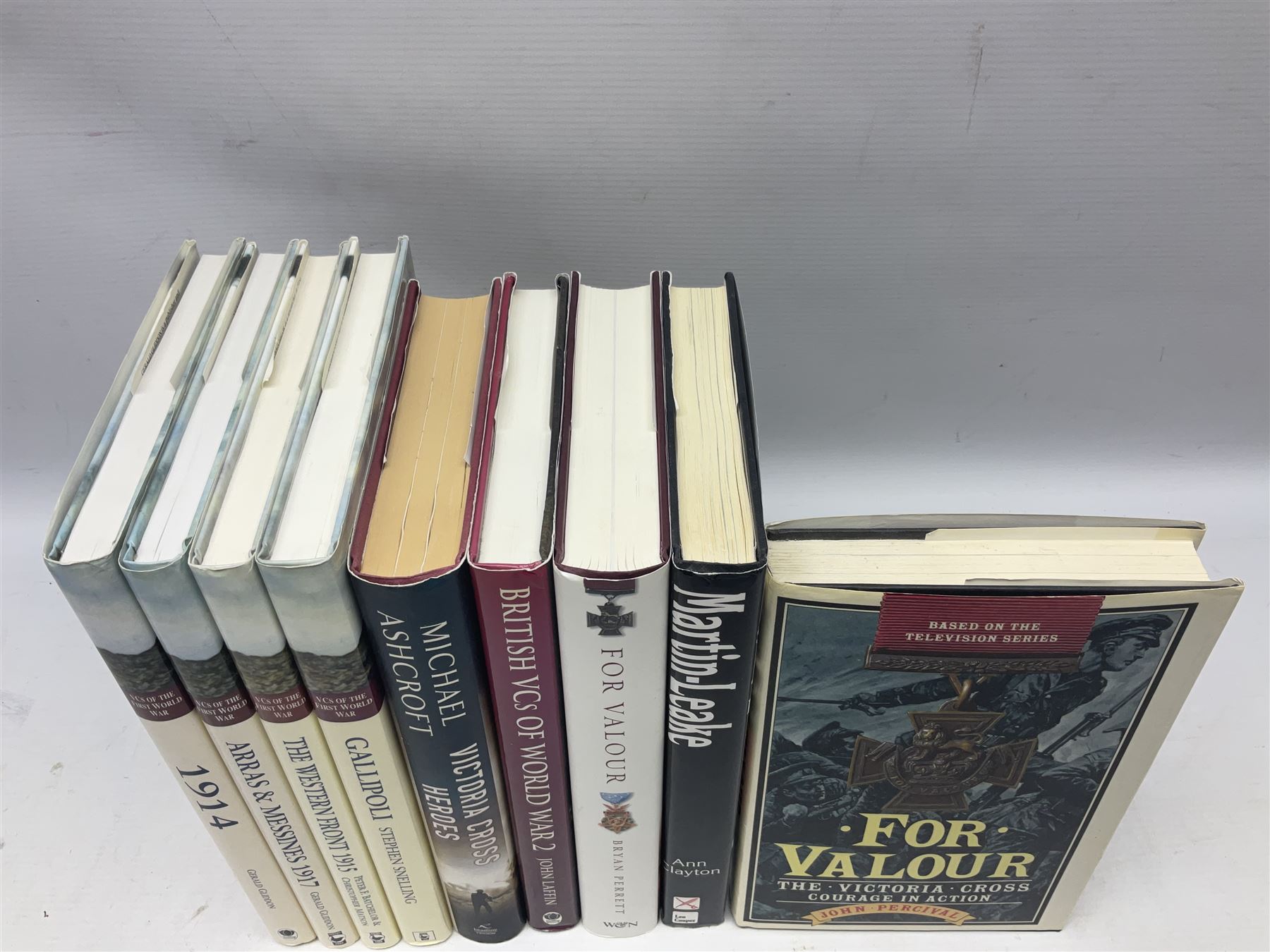 Nine reference books of Victoria Cross interest including four 'VCs of the First World War' series; - Image 2 of 5