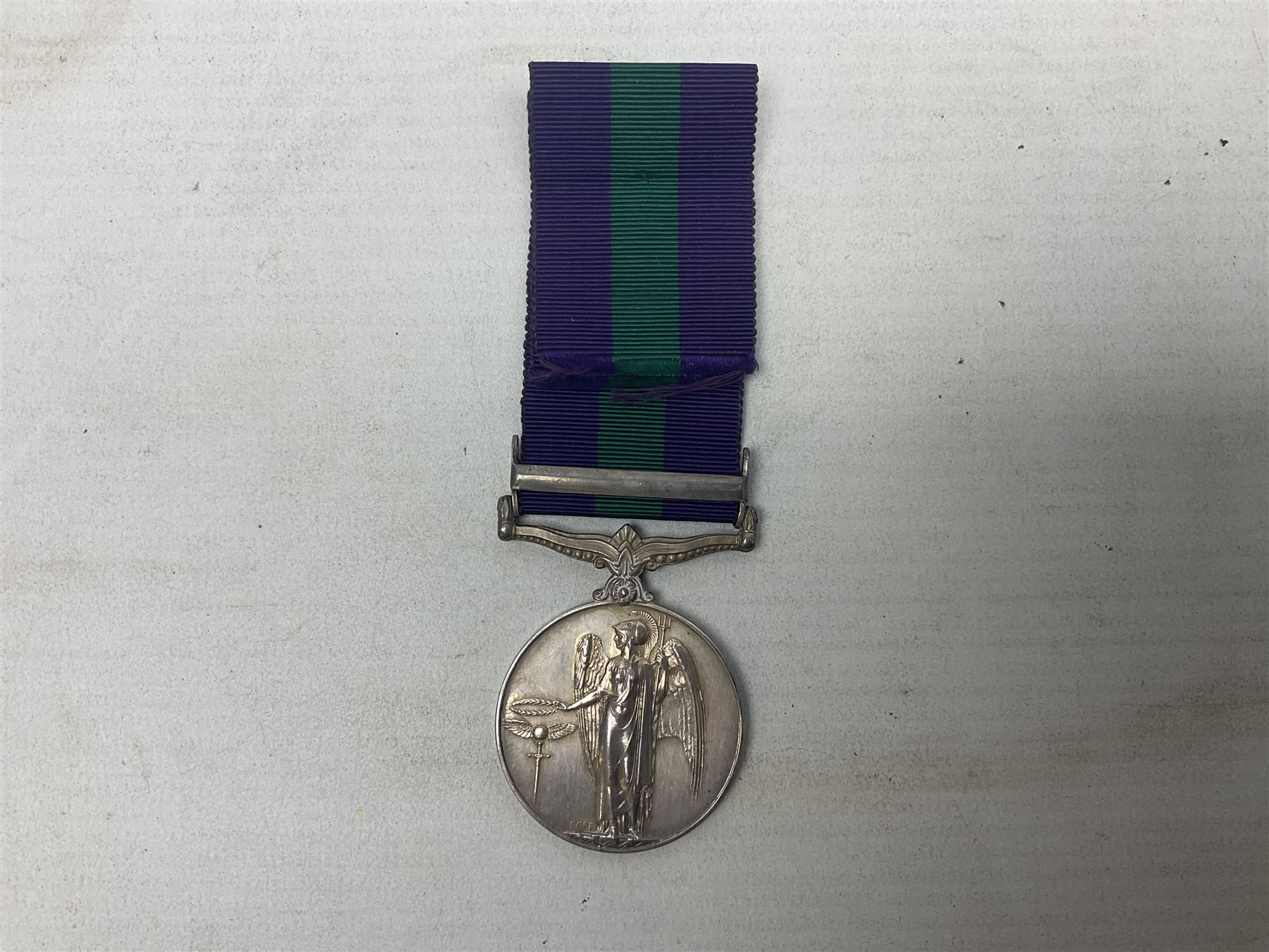 George VI General Service Medal with Palestine clasp awarded to 4700837 Cpl. J. Morley Linc. R.; wi - Image 8 of 8