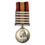 Queens South Africa Medal with five clasps for Laing's Nek