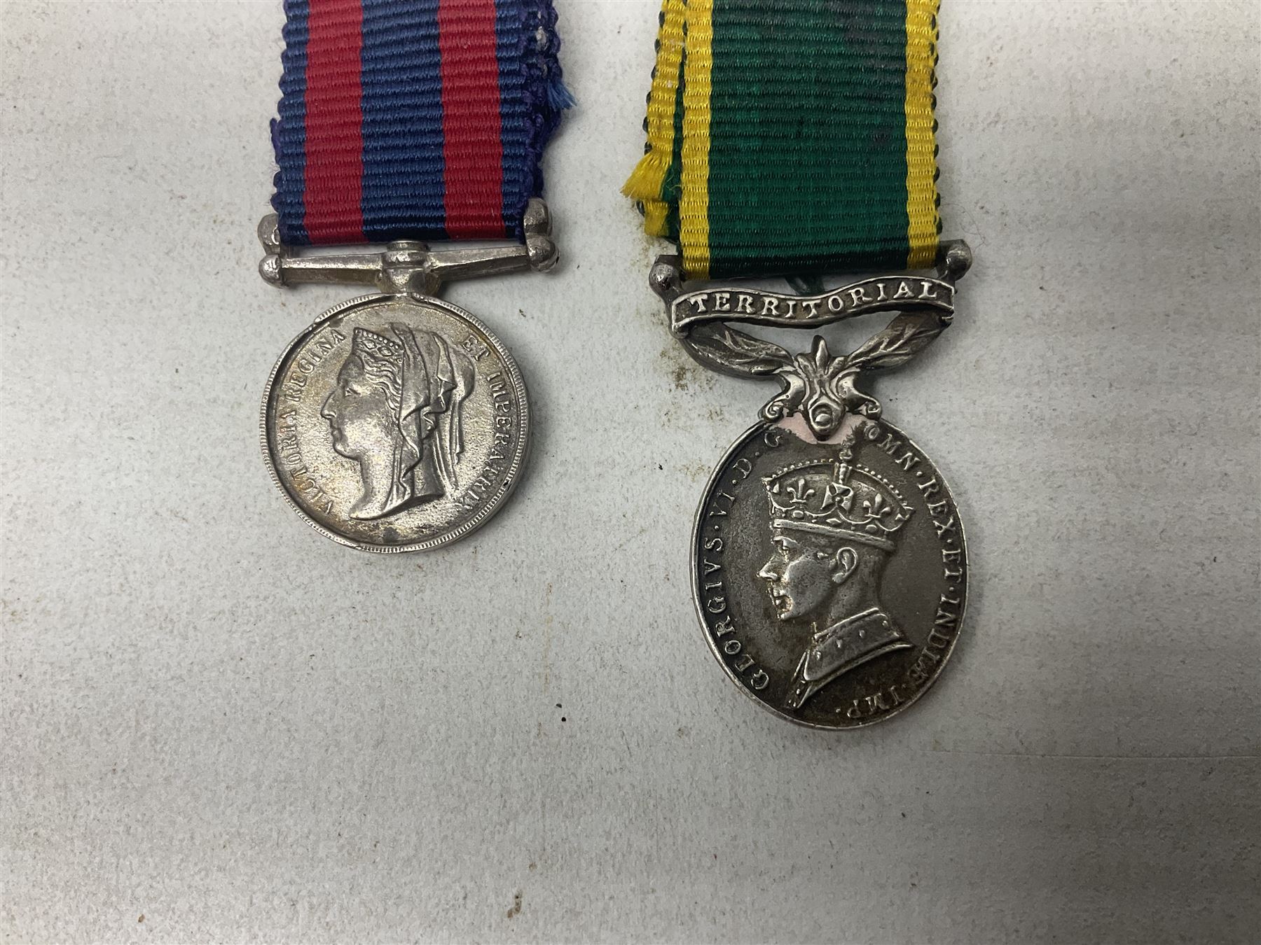 George V Military Medal and Distinguished Conduct Medal miniature group of seven medals comprising M - Image 4 of 9