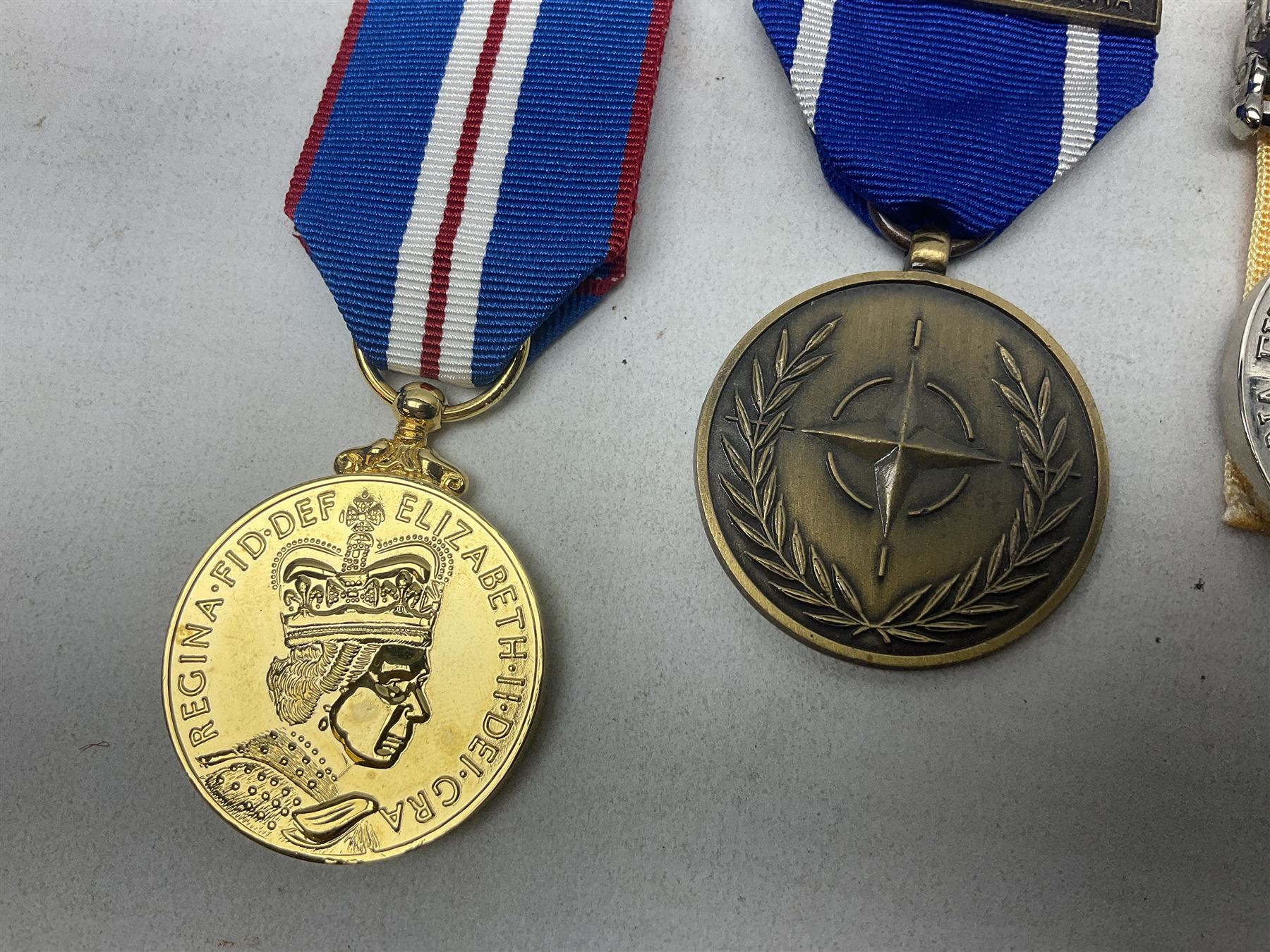 NATO Service Medal with clasp for Former Yugoslavia; together with three copy medals - Iraq Medal wi - Image 4 of 11