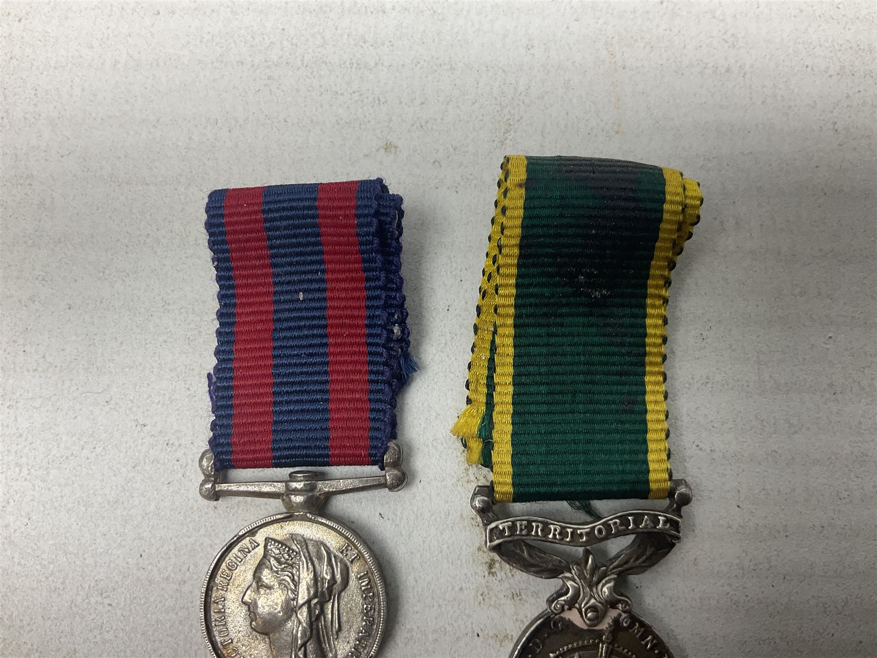 George V Military Medal and Distinguished Conduct Medal miniature group of seven medals comprising M - Image 6 of 9