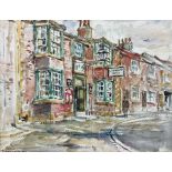 Rowland Henry Hill (Staithes Group 1873-1952): 'White Swan Hotel' Stokesley