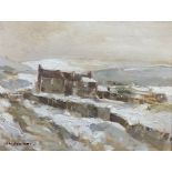 William B Dealtry (British 1915-2007): North Yorkshire Moors Winter Landscape