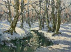 William Burns (British 1923-2010): 'The Woods in Winter'