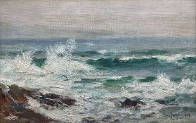 Owen Bowen (Staithes Group 1873-1967): A Restless Sea - Isle of Man