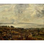 Herbert F Royle (British 1870-1958): 'The Dee Estuary from Caldy Hill - Wirral'