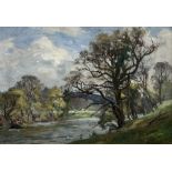 William Greaves (British 1852-1938): 'The River Wharfe near Woodhall Leeds'