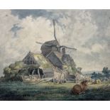 Thomas Girtin (British 1775-1802): The Old Mill - 'A View in Essex'