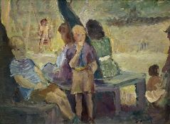 Ronald Ossory Dunlop (British 1894-1973): Children in the Park