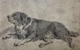 Attrib. James Ward (British 1769-1857): Study of an Alpine Mastiff