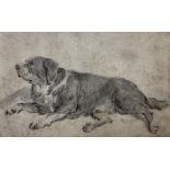 Attrib. James Ward (British 1769-1857): Study of an Alpine Mastiff