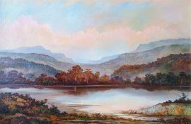 Bruce Kendall (British Contemporary): 'Autumn in the Lakes'