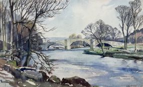 Walter Cecil Horsnell (British 1911-1997): 'Barden Bridge - Appletreewick Yorkshire'