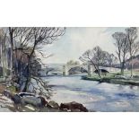 Walter Cecil Horsnell (British 1911-1997): 'Barden Bridge - Appletreewick Yorkshire'