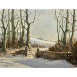 William Burns (British 1923-2010): 'A Winters Day'