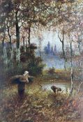 Eugene Joseph McSwiney (Irish 1866-1936): Gathering Firewood in Autumn