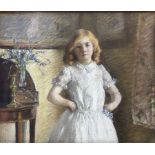 Frederick (Fred) Stead (British 1863-1940): Girl in White Dress