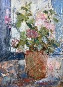 Marion Cook (Scottish 1911-1991): Still Life of 'Begonia'