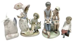 Three Lladro figures