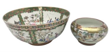 Late 19th/early 20th century Chinese Famille Rose bowl